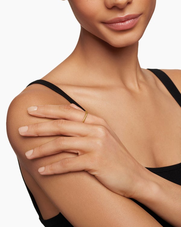 Cable Collectibles Stack Ring in 18K Yellow Gold, 2mm