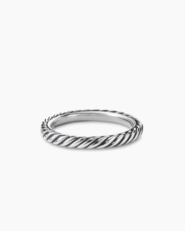 Cable Collectables® Stack Ring in Sterling Silver, 3mm