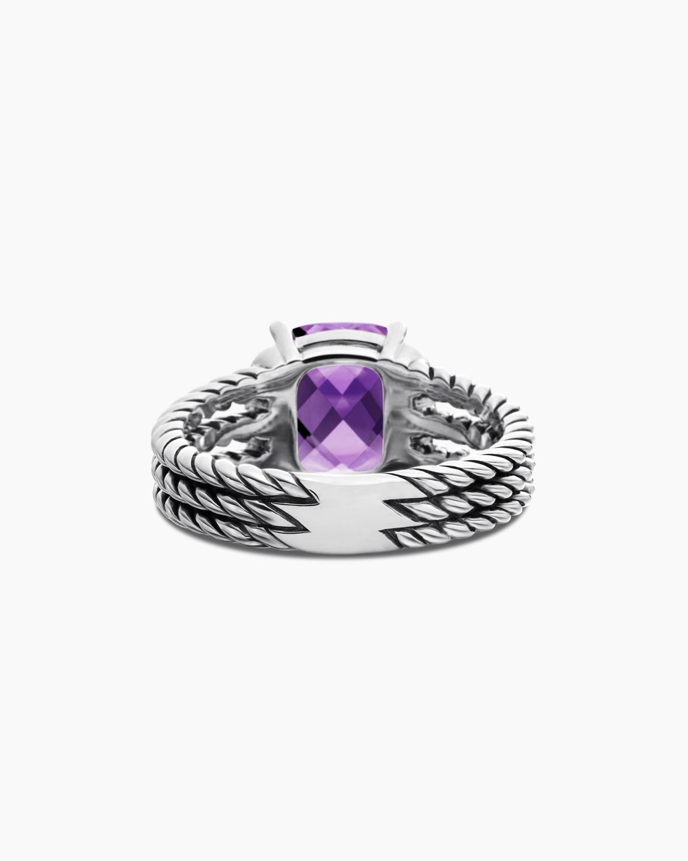 Bague Wheaton de petite taille en argent sterling avec diamants, 10 mm pour femmes