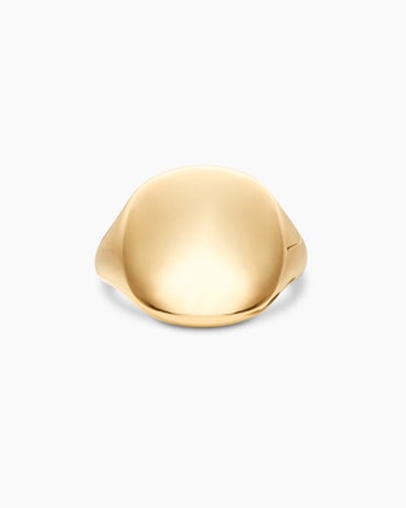 DY Pinky Ring in 18K Yellow Gold, 13mm