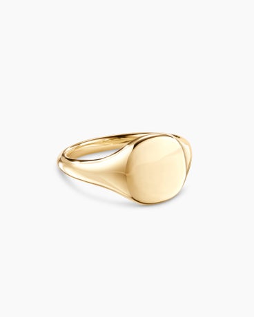 DY Pinky Ring in 18K Yellow Gold, 9.7mm