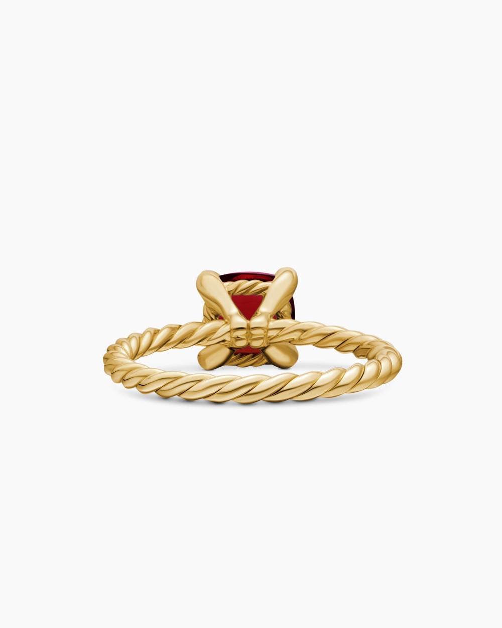 Womens Chatelaine Ring in 18ct Yellow Gold with Diamonds, 7mm