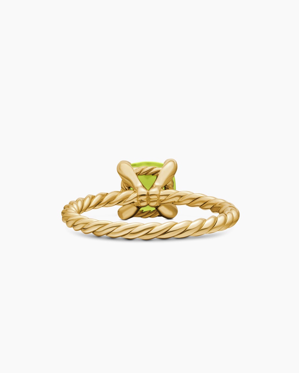 Womens Chatelaine Ring in 18ct Yellow Gold with Diamonds, 7mm