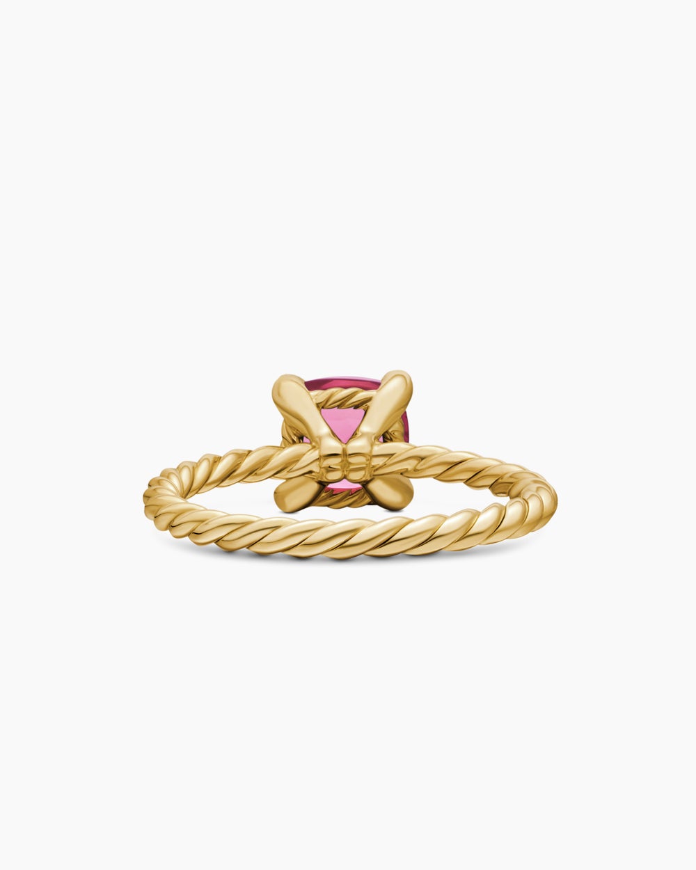 Womens Chatelaine Ring in 18ct Yellow Gold with Diamonds, 7mm