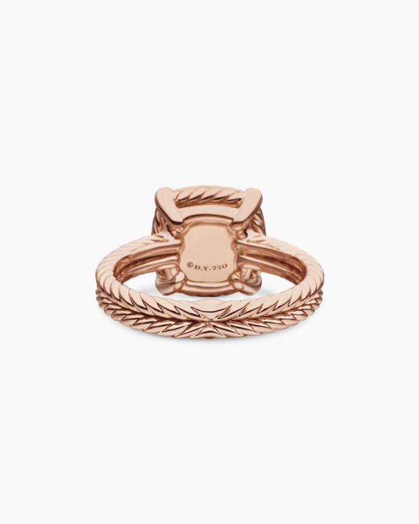Chatelaine Ring in 18K Rose Gold with Diamonds, 11mm