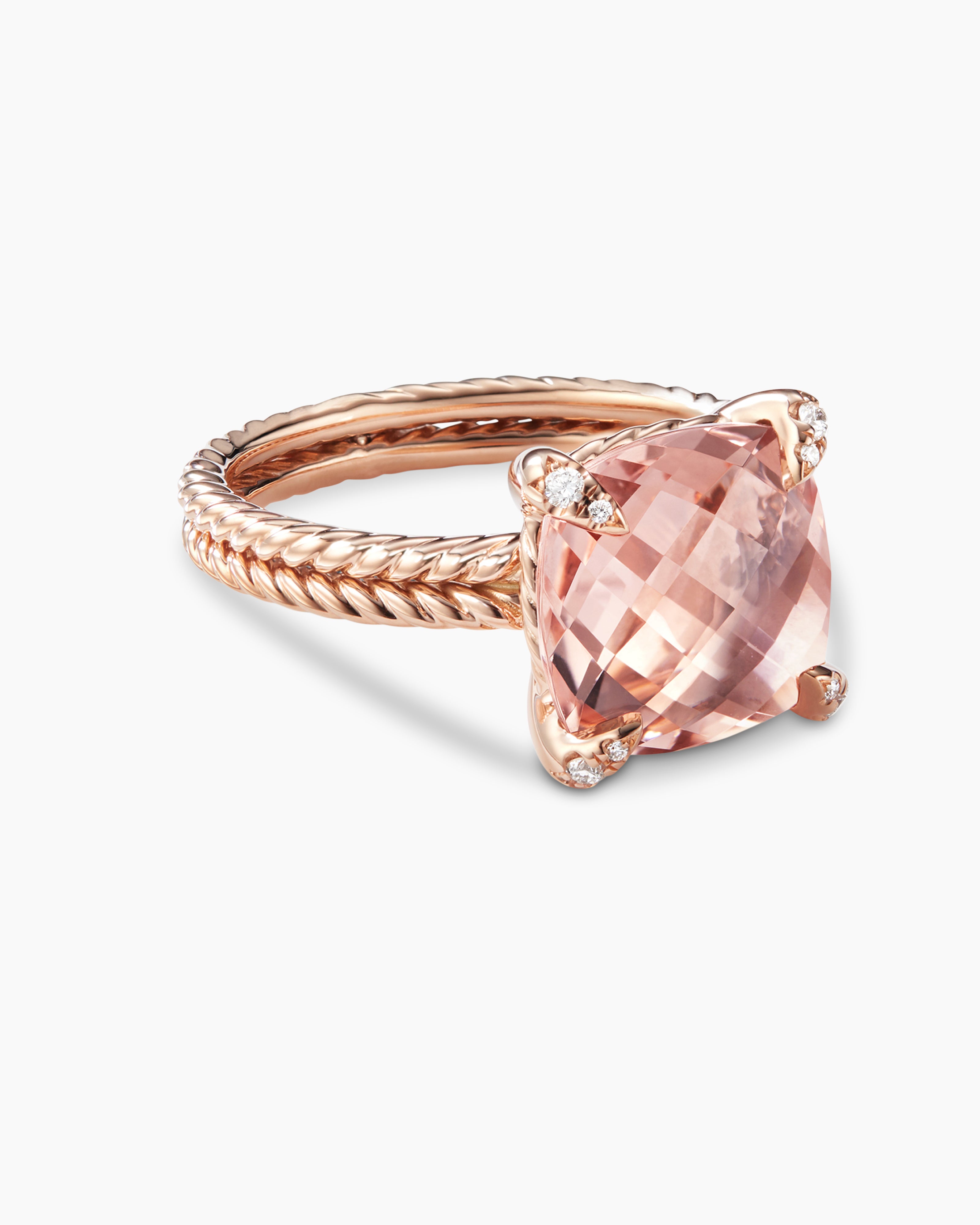 Mini Diamond Rose Gold Rings – Lubdub