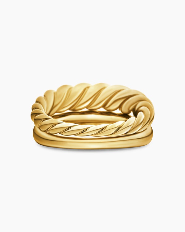 Pure Form® Stack Rings in 18K Yellow Gold, 11mm