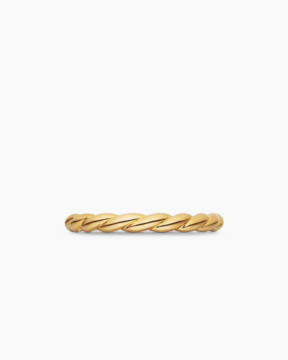 Womens Petite Band Ring in 18K Yellow Gold, 2.7mm