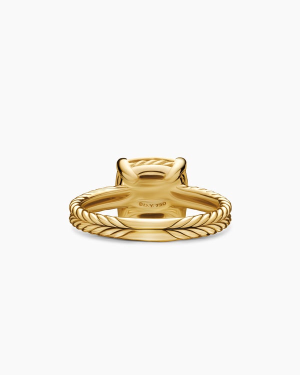 Chatelaine® Ring in 18K Yellow Gold with Pavé Diamonds, 11mm