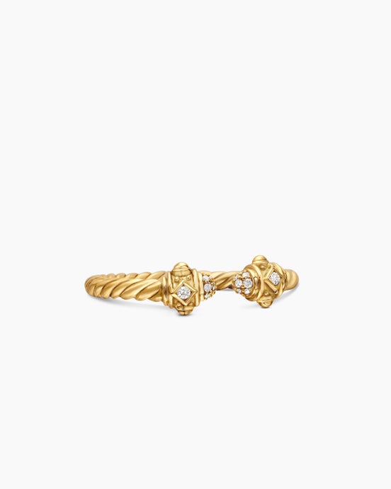 Renaissance® Ring in 18K Yellow Gold with Diamonds, 2.3mm
