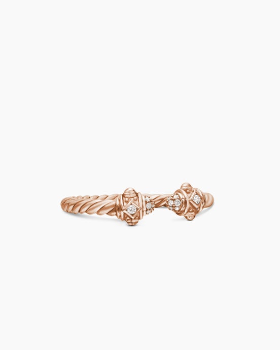 Renaissance® Ring in 18K Rose Gold with Diamonds, 2.3mm