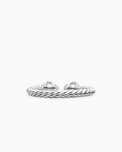 Womens Renaissance Ring in 18K White Gold with Diamonds, 2.3mm
