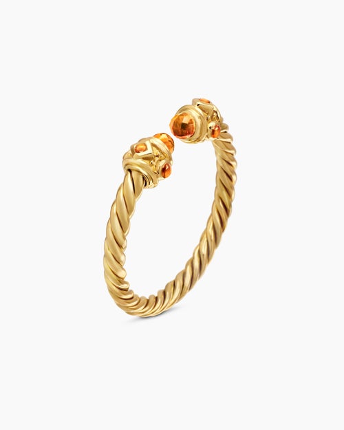 Womens Renaissance® Ring in 18K Yellow Gold with Madeira Citrine, 2.3mm