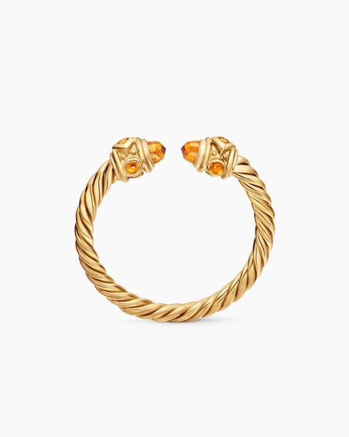 Womens Renaissance® Ring in 18K Yellow Gold with Madeira Citrine, 2.3mm