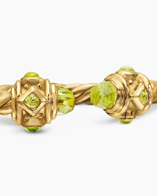 Womens Renaissance® Ring in 18K Yellow Gold with Peridot, 2.3mm