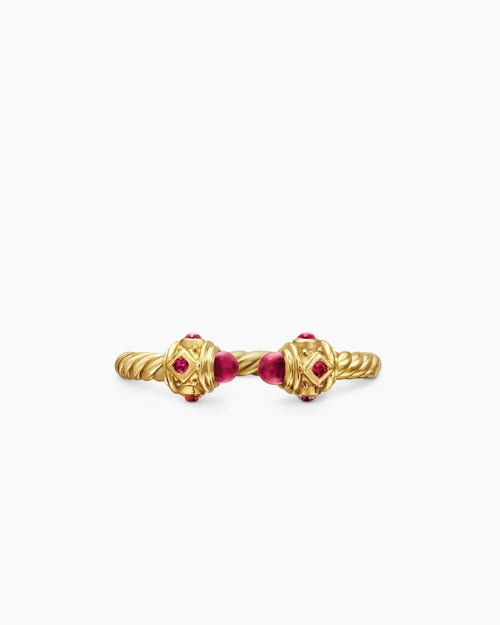 Womens Renaissance® Ring in 18K Yellow Gold with Rubies, 2.3mm