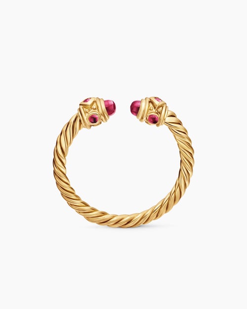 Womens Renaissance® Ring in 18K Yellow Gold with Rubies, 2.3mm