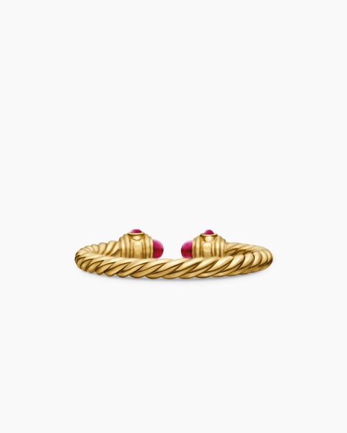 Womens Renaissance® Ring in 18K Yellow Gold with Rubies, 2.3mm