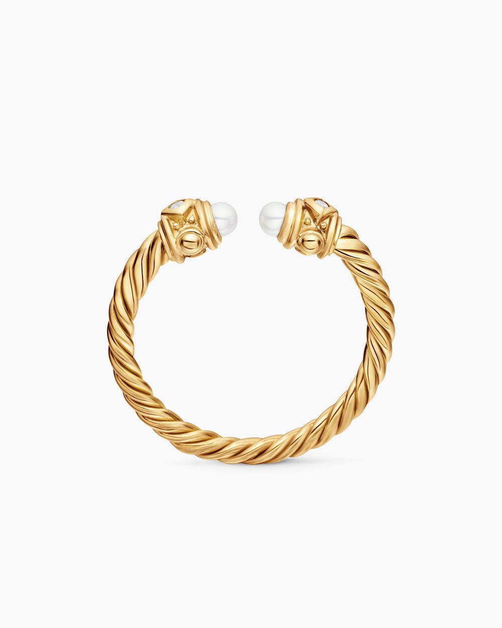 Womens Renaissance® Ring in 18ct Yellow Gold with Pearls and Diamonds, 2.3mm