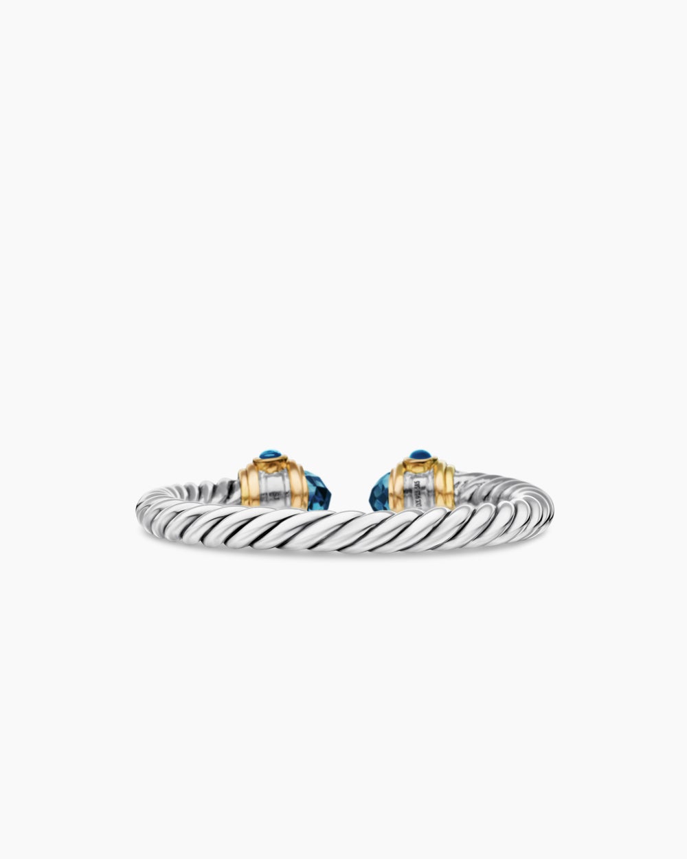 Womens Renaissance Ring in Sterling Silver with 14K Yellow Gold and Diamonds, 2.3mm