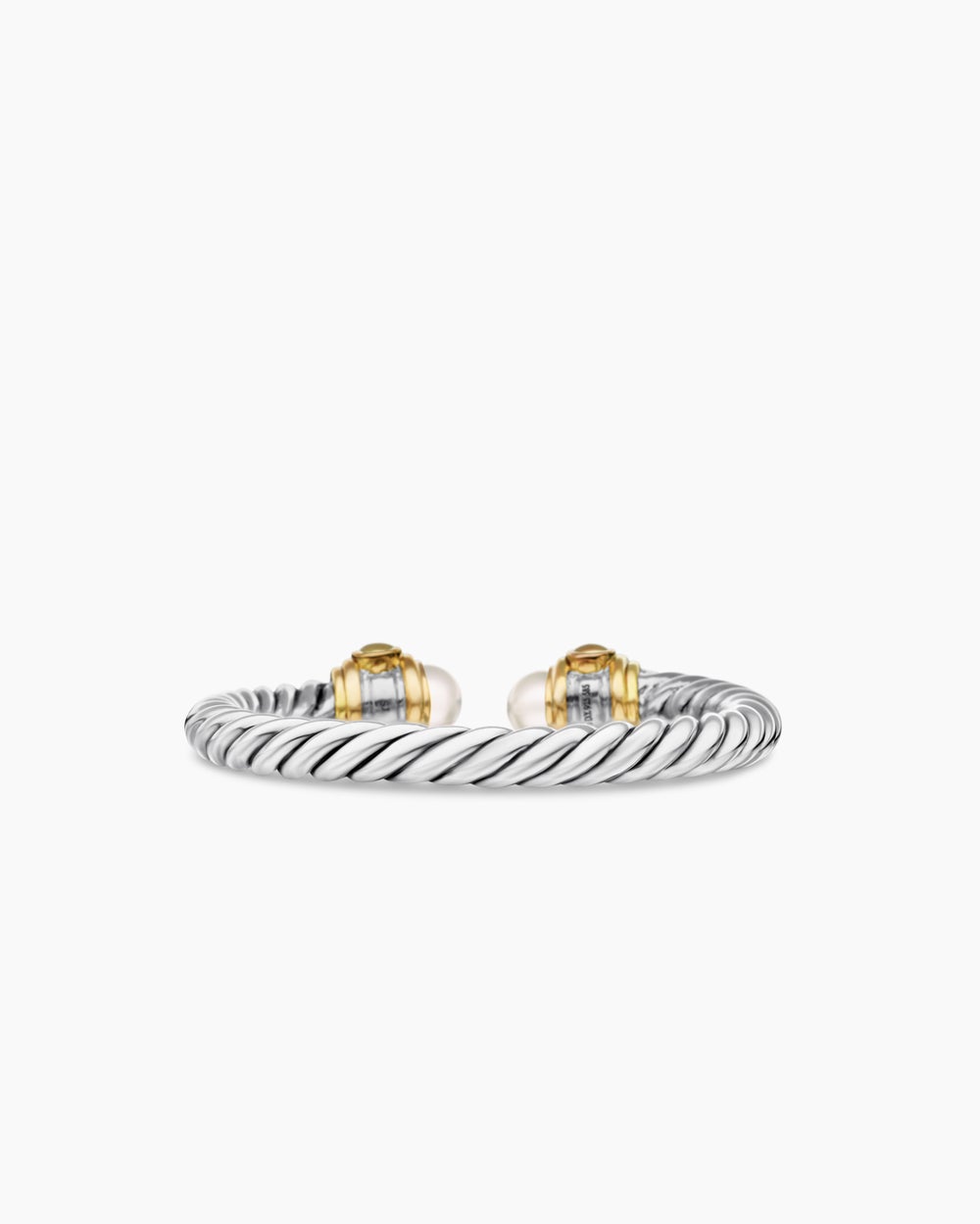 Womens Renaissance Ring in Sterling Silver with 14K Yellow Gold and Diamonds, 2.3mm