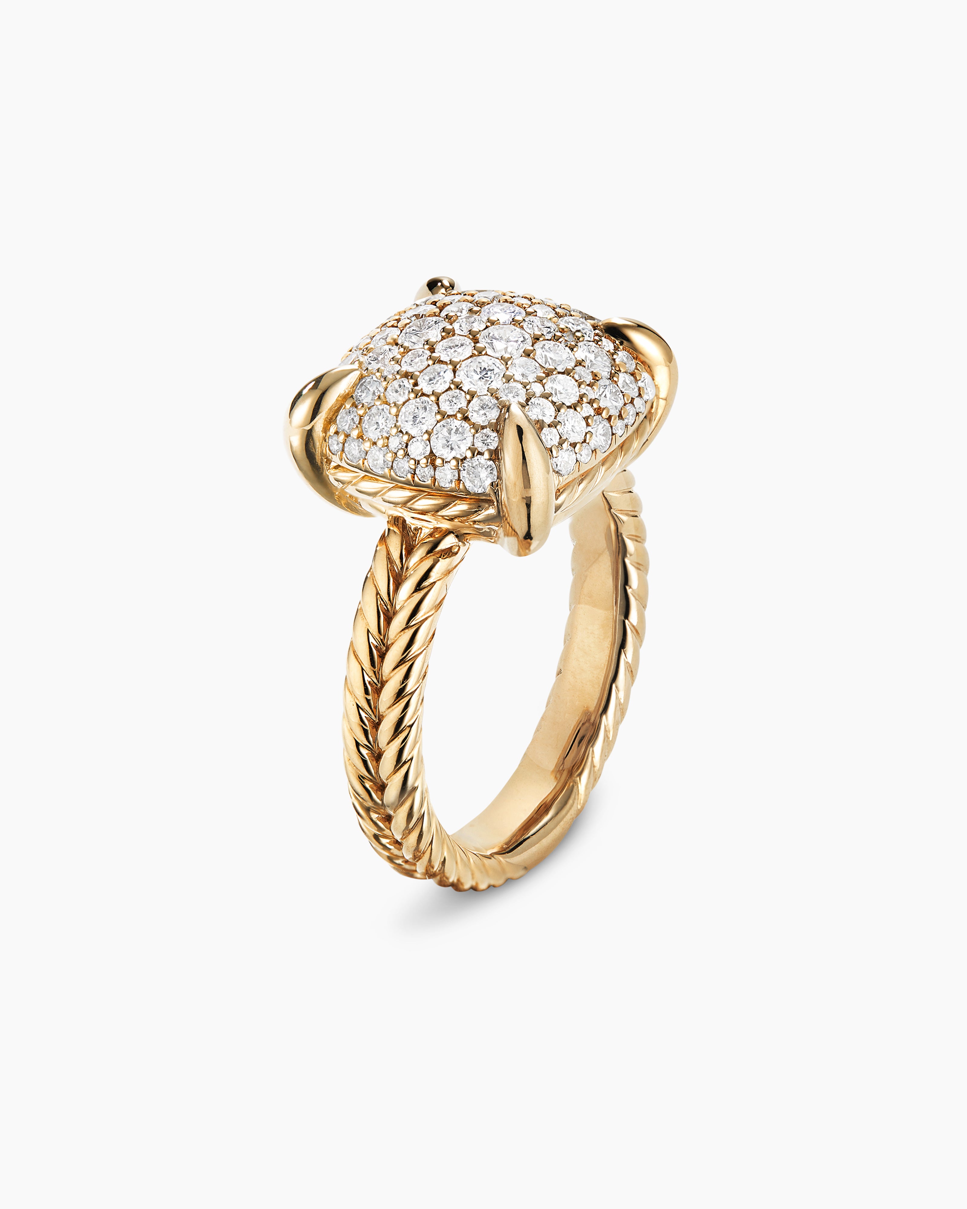 Touches of 14 Karat Yellow Gold On Argentium® Silver Ring