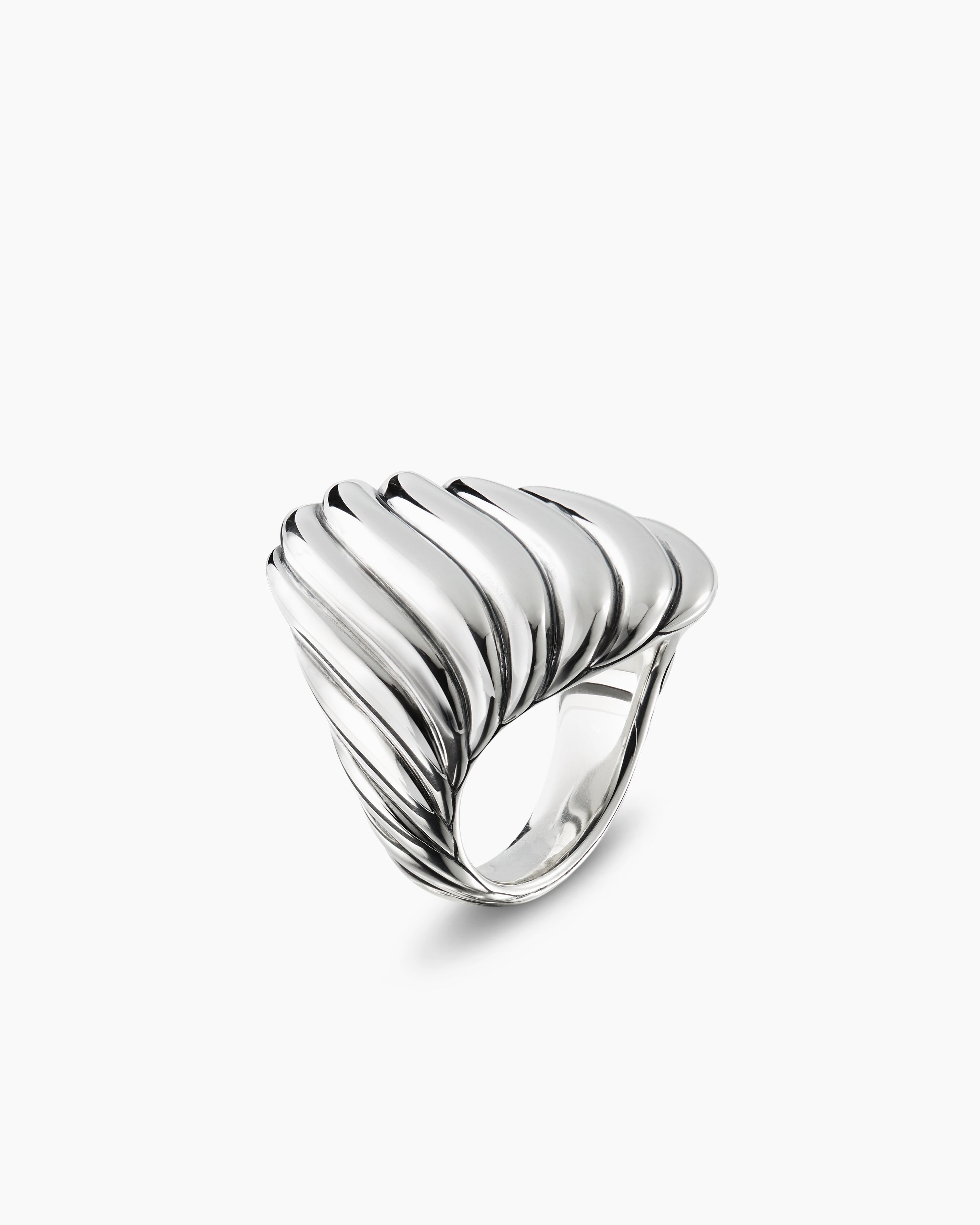 Sterling silver ring with silver wire wrap — Claire's Online Boutique