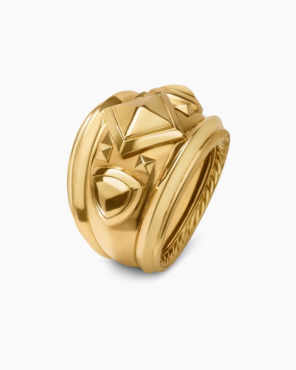 Modern Renaissance® Ring in 18K Yellow Gold, 18.6mm