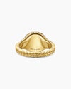 Pavé Pinky Ring in 18K Yellow Gold with Diamonds, 10mm Pavé Pinky Ring in 18K Yellow Gold with Diamonds, 10mm