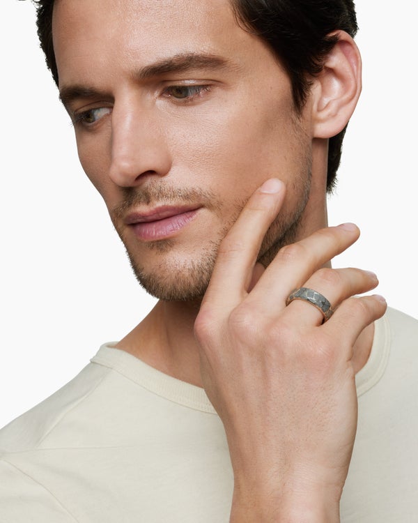 Streamline Band Ring in Sterling Silver, 8.5mm