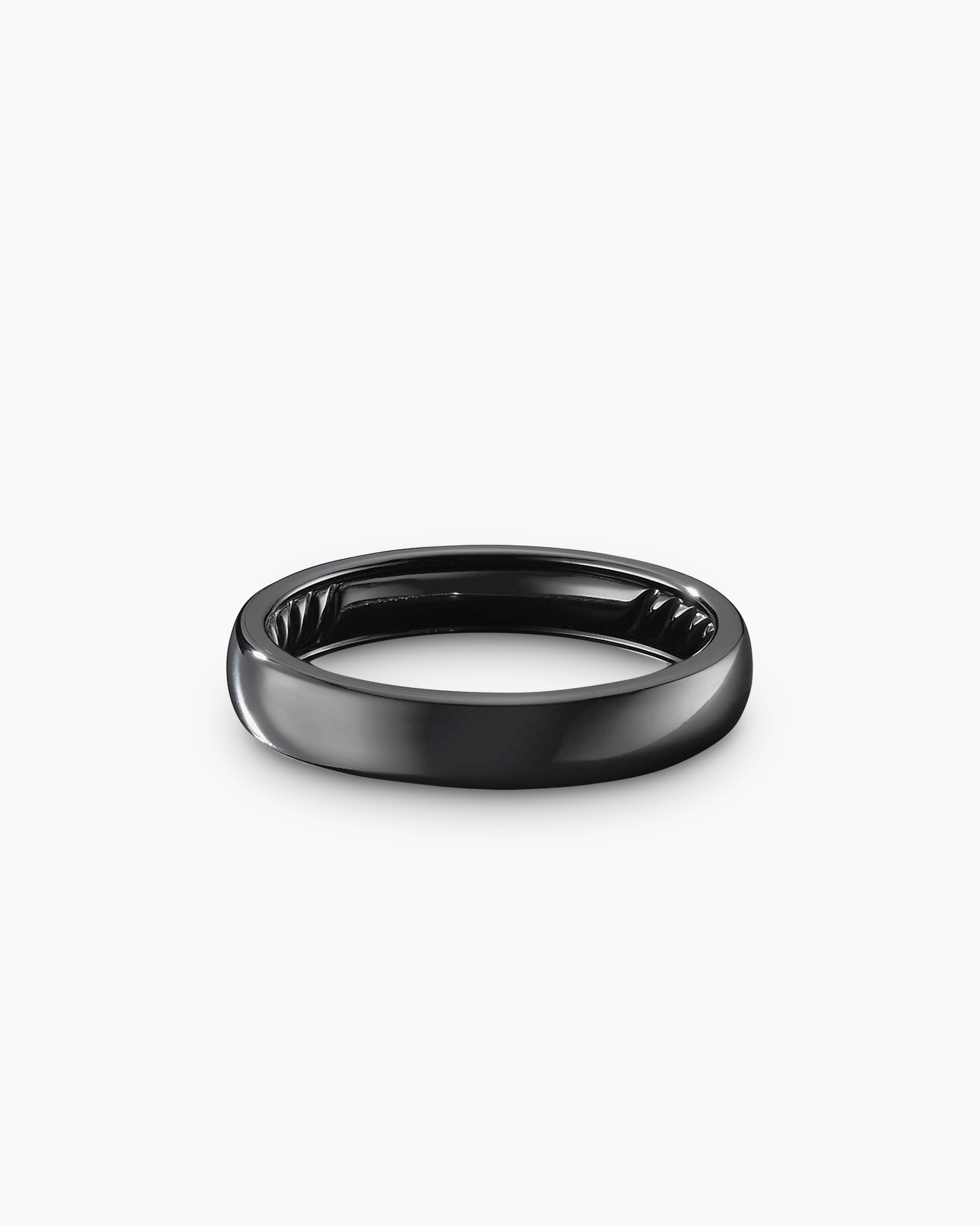 Gunmetal Sapphire Tungsten Ring | Vansweden Jewelers