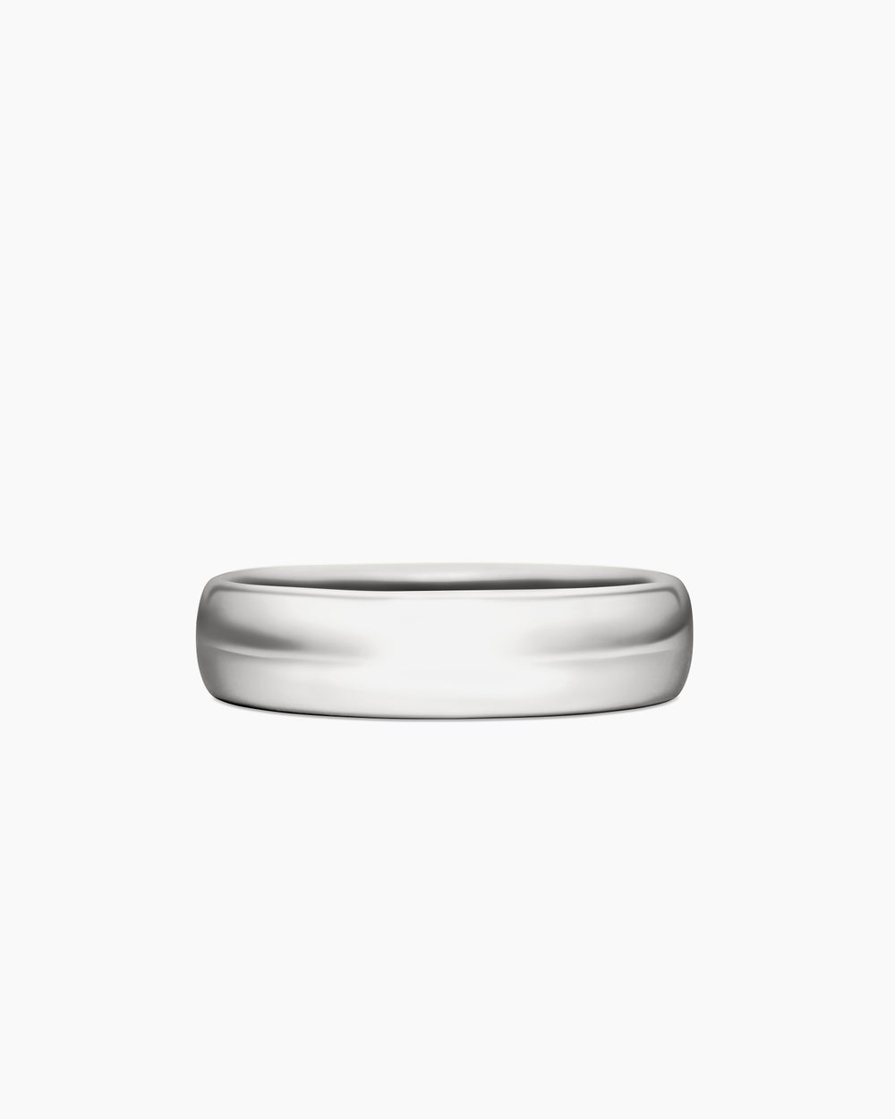 Mens DY Classic Band Ring in Platinum, 6mm
