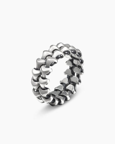 Armory® Band Ring in Sterling Silver, 9.5mm