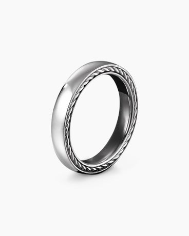 Streamline® Band Ring in Platinum, 4mm