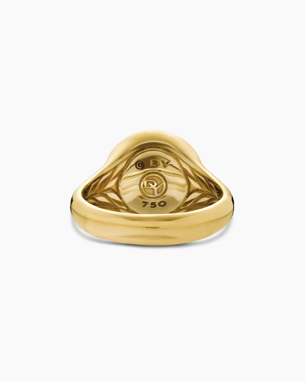Bague pour auriculaire lion Petrvs® en or jaune 18 carats, 15 mm hommes