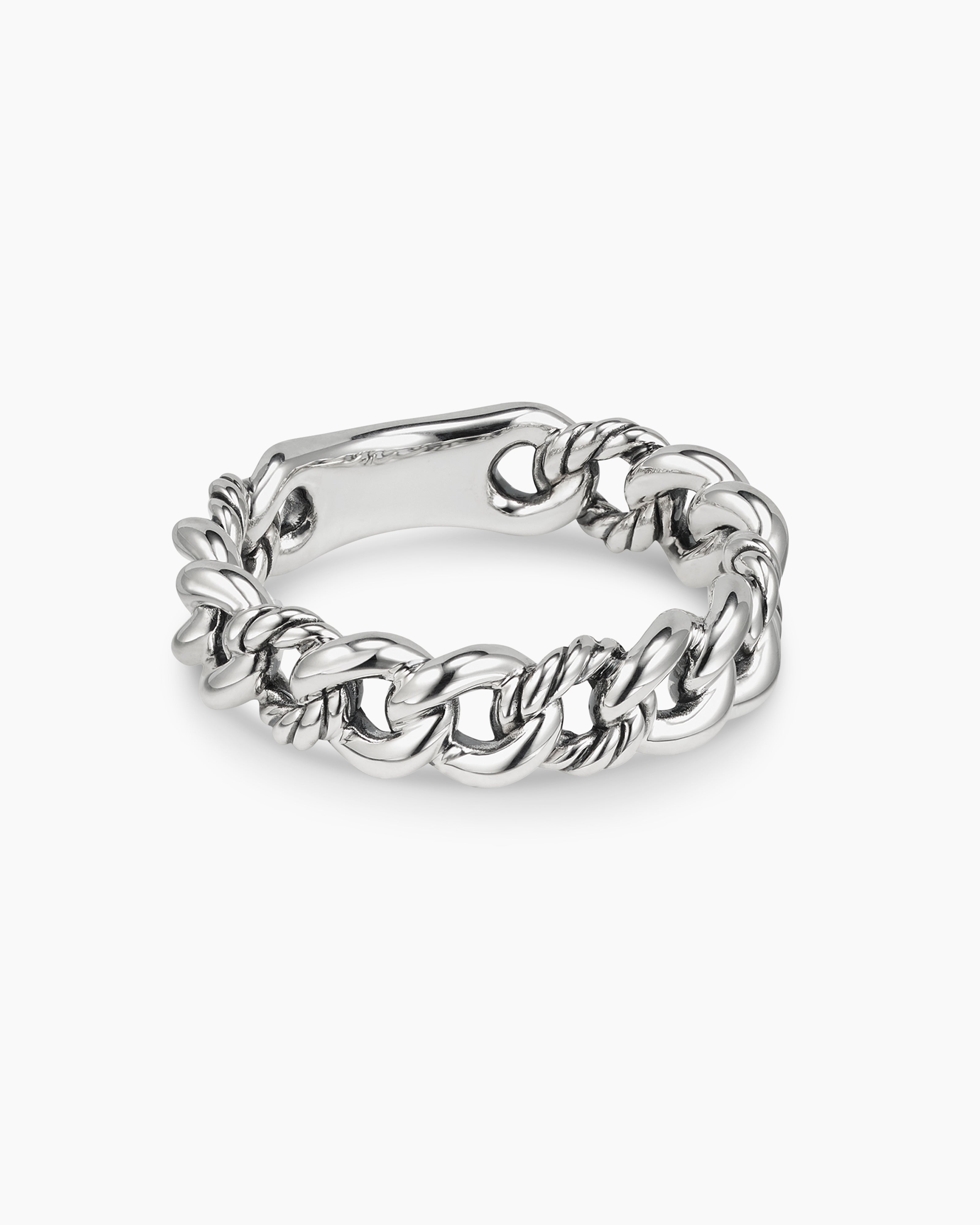 officieel feedback Afsnijden Belmont Curb Link Band Ring in Sterling Silver, 5mm | David Yurman