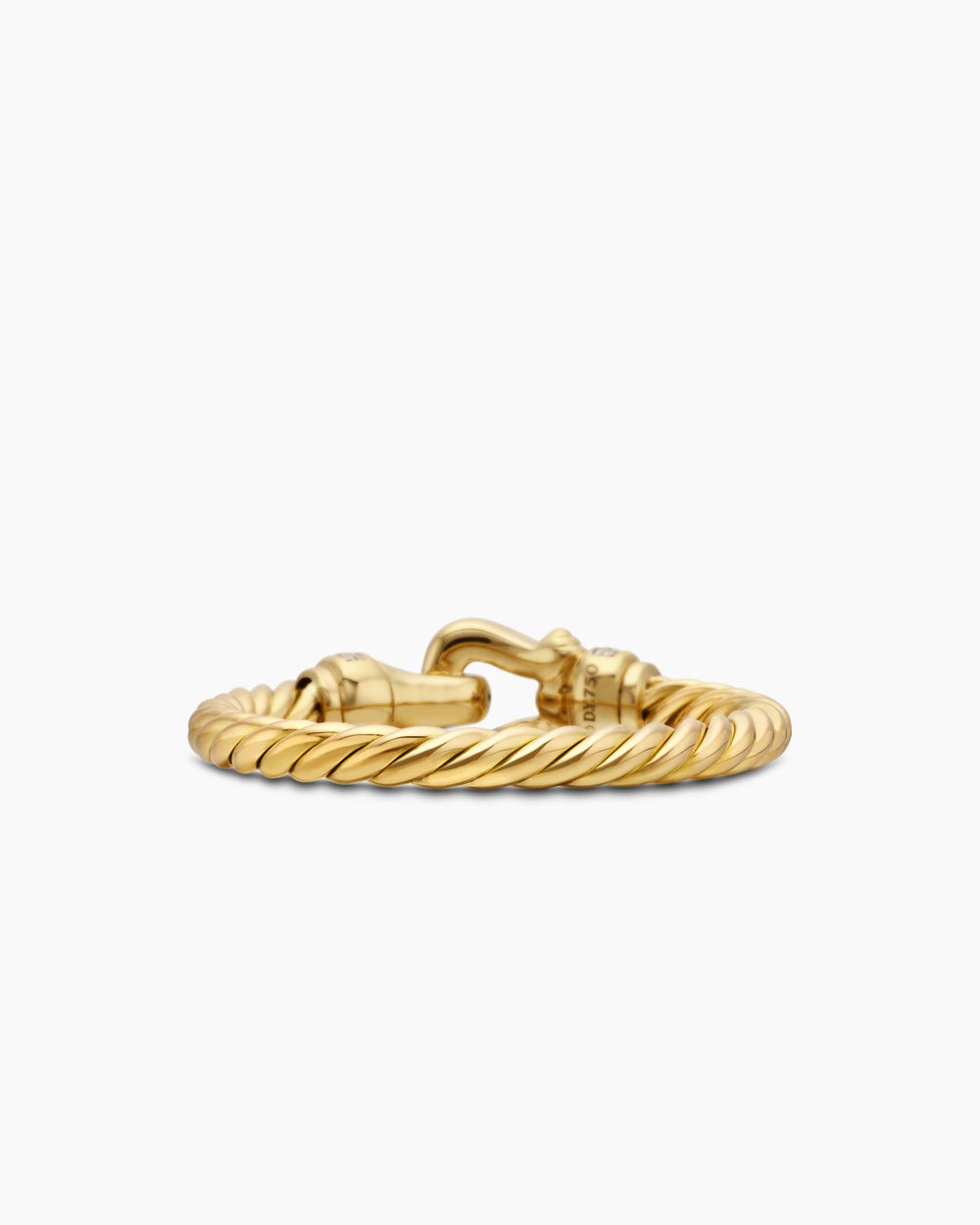 Bague boucles de ceinture de petite taille en or jaune 18 carats avec diamants, 2 mm femme