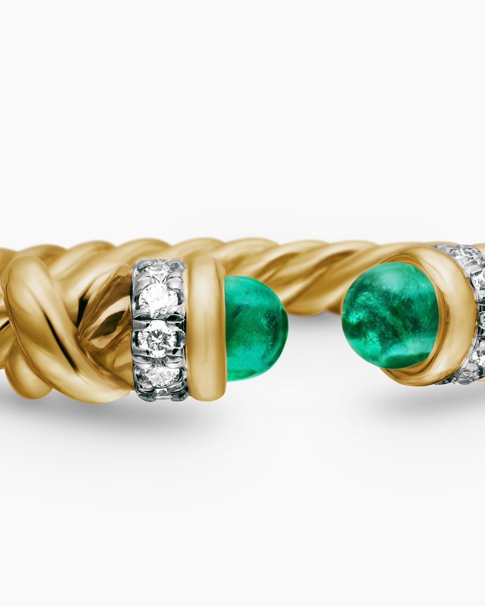 Womens Petite Helena Ring in 18K Yellow Gold with Diamonds, 2.5mm