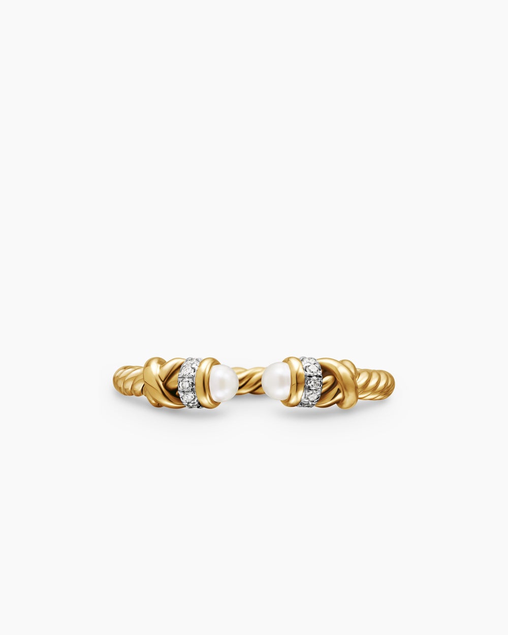 Womens Petite Helena Ring in 18K Yellow Gold with Diamonds, 2.5mm