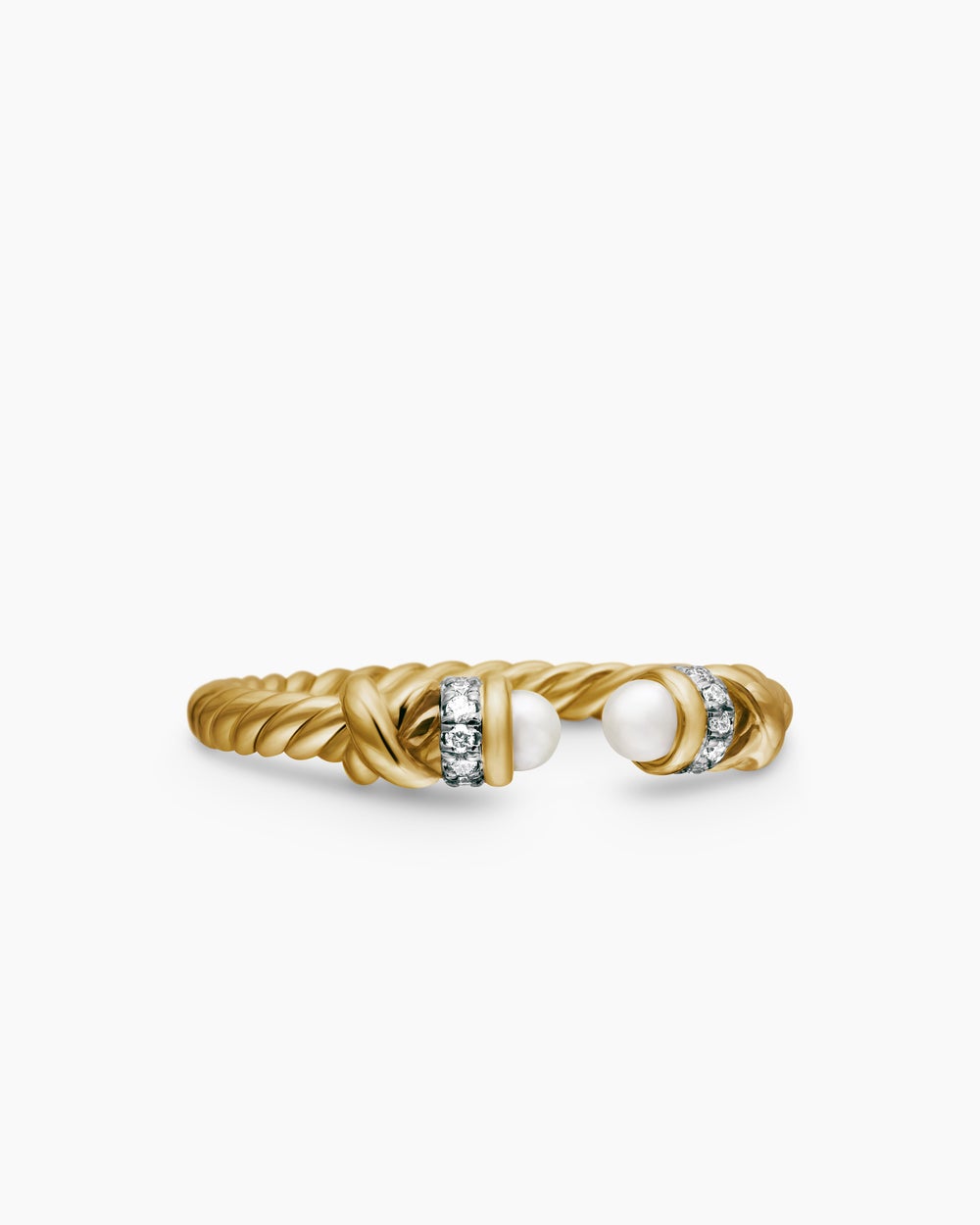 Womens Petite Helena Ring in 18K Yellow Gold with Diamonds, 2.5mm