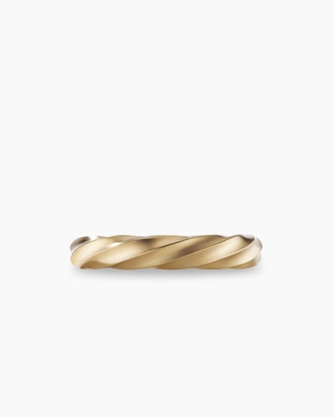 Cable Edge® Band Ring in 18K Yellow Gold, 4mm