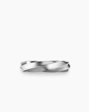 Cable Edge® Band Ring in Sterling Silver, 5mm