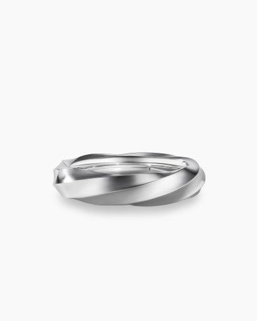 Cable Edge® Band Ring in Sterling Silver, 5mm