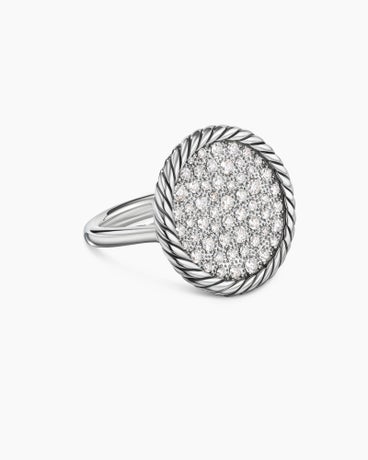DY Elements® Ring in Sterling Silver with Diamonds, 21.2mm