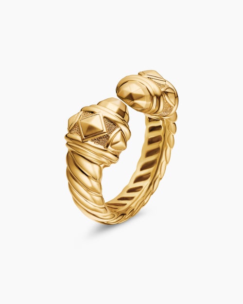 Womens Renaissance Ring in 18K Yellow Gold, 10mm