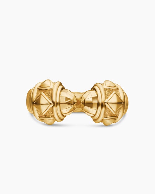 Womens Renaissance Ring in 18K Yellow Gold, 10mm