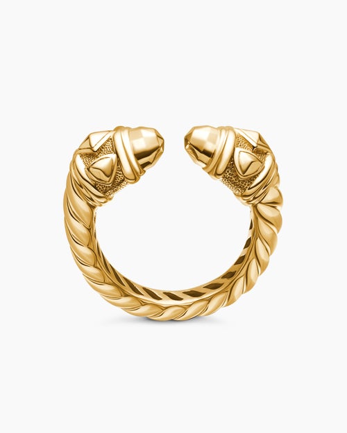 Womens Renaissance Ring in 18K Yellow Gold, 10mm