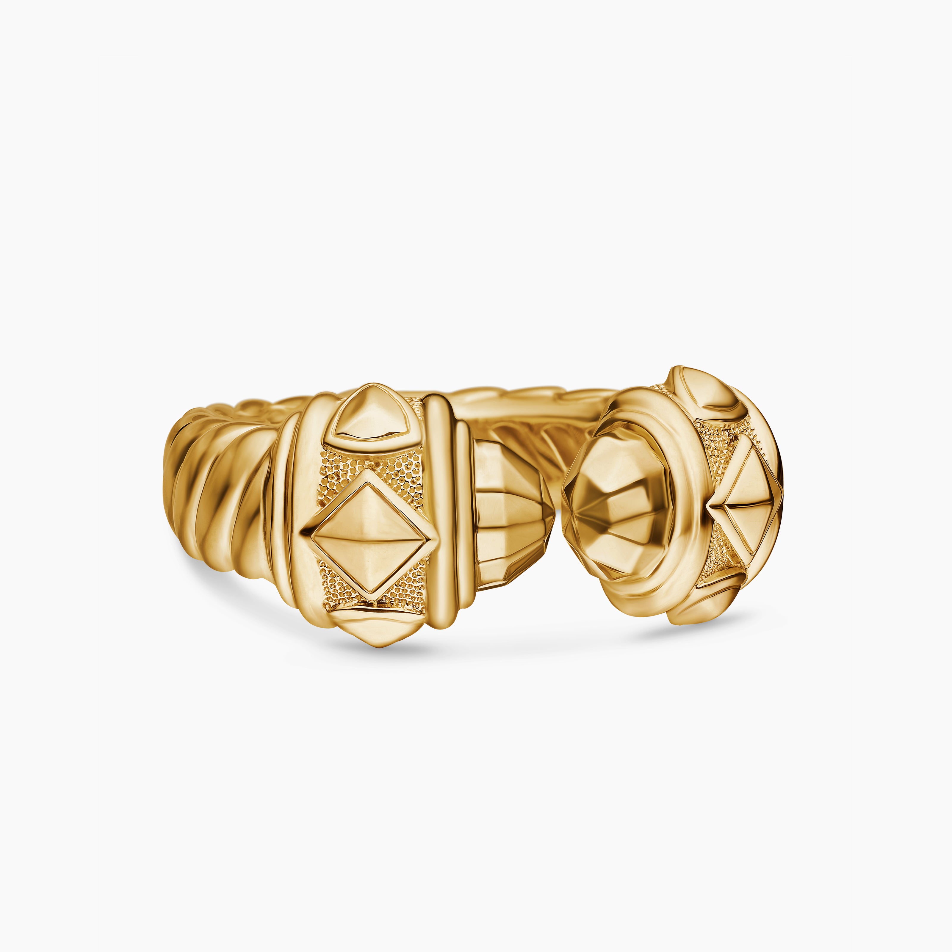 Womens Renaissance Ring in 18K Yellow Gold, 10mm