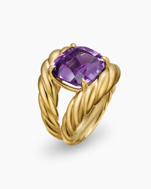 Womens Marbella Ring in 18K Yellow Gold, 20mm