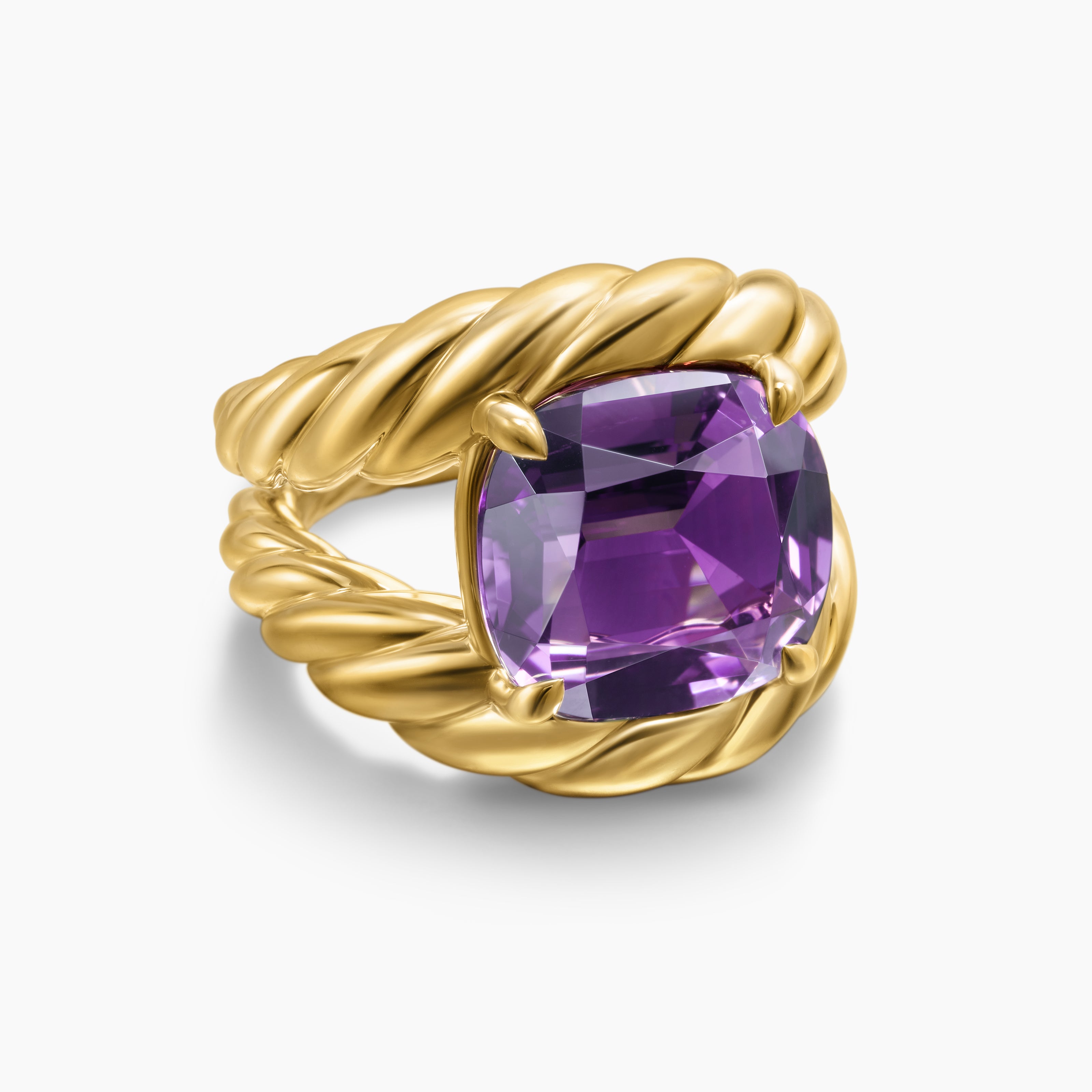 Womens Marbella Ring in 18K Yellow Gold, 20mm